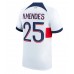Günstige Paris Saint-Germain Nuno Mendes #25 Auswärts Fussballtrikot 2023-24 Kurzarm